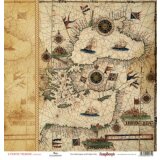 Scrapberrys Scrapbooking Paper Pirates Maps