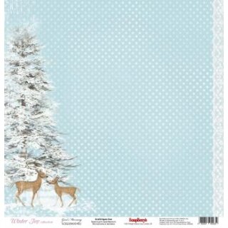 Scrapbooking Paper Winter Good Morning Rehe