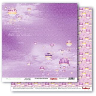 Scrapbooking Paper Fly Away Heißluftballons