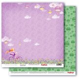 Scrapbooking Paper Sweet Serenity Fahrrad