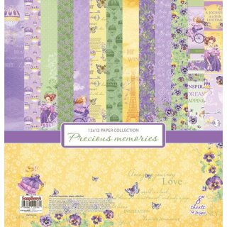 Scrapbooking Block Precious Memories 8 Bogen