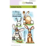 Craft Emotions Stempelset Bunny 1 lustige Hasen