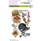 Craft Emotions Stempelset BBQ-Party Grillfest 9 Stempel