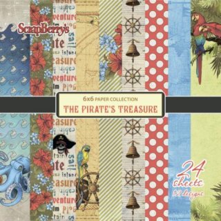 Motivpapier Block The Pirates Treasure 24 Bogen