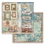 Scrapbooking Paper Koffer und Bilderrahmen