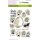 Craft Emotions Stempelset lustige Eier 14 Stempel