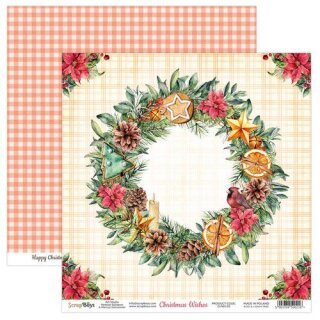 Scrapbooking Paper Weihnachtskranz