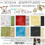 Motivpapier School Adventures neutral 24 Bogen