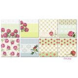 Motivpapier Pfingsrosen 24 Bogen