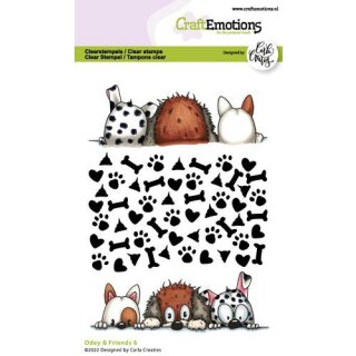 Craft Emotions Stempelset  lustige Tiere