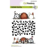 Craft Emotions Stempelset  lustige Tiere