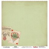 Scrapbooking Paper Poster Heißluftballon